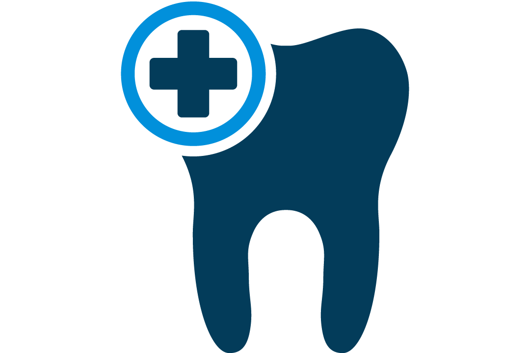 Icon of a tooth and a medical cross